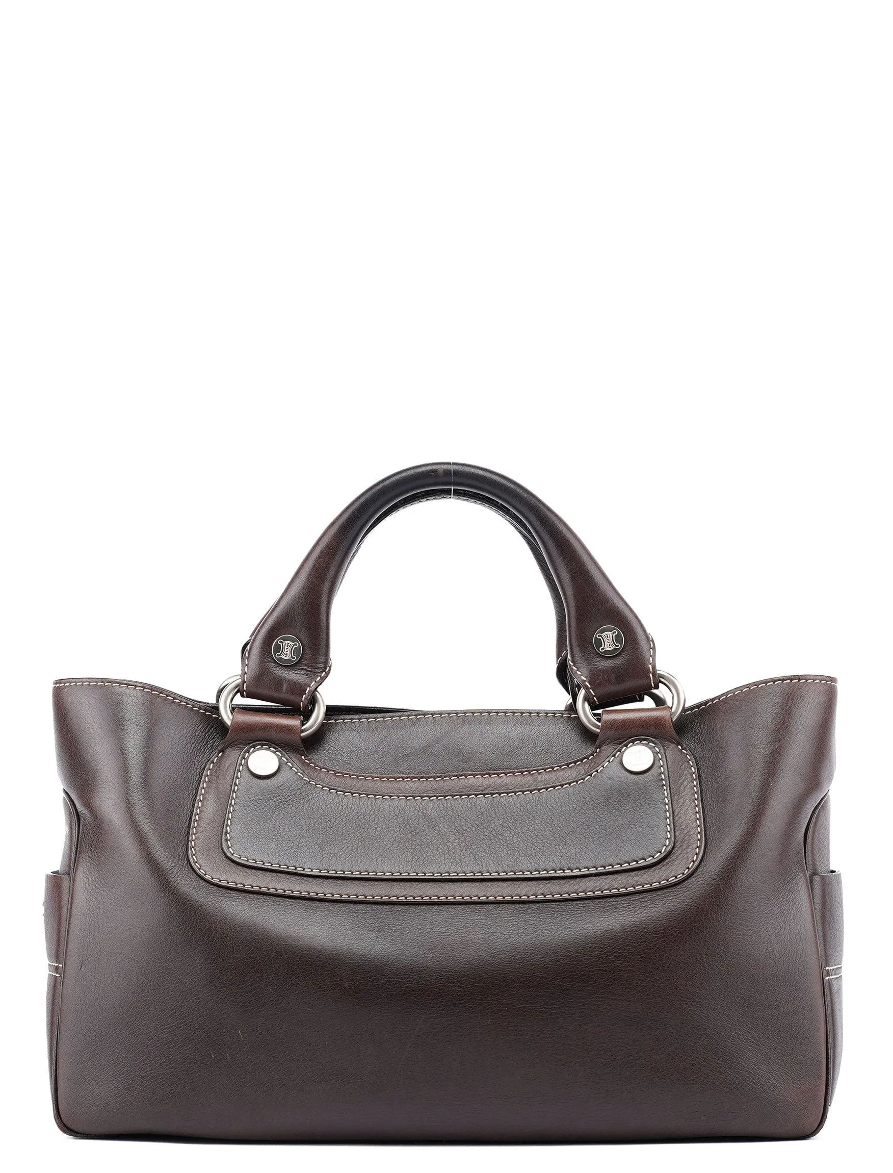 Brown Leather Tote Bag
