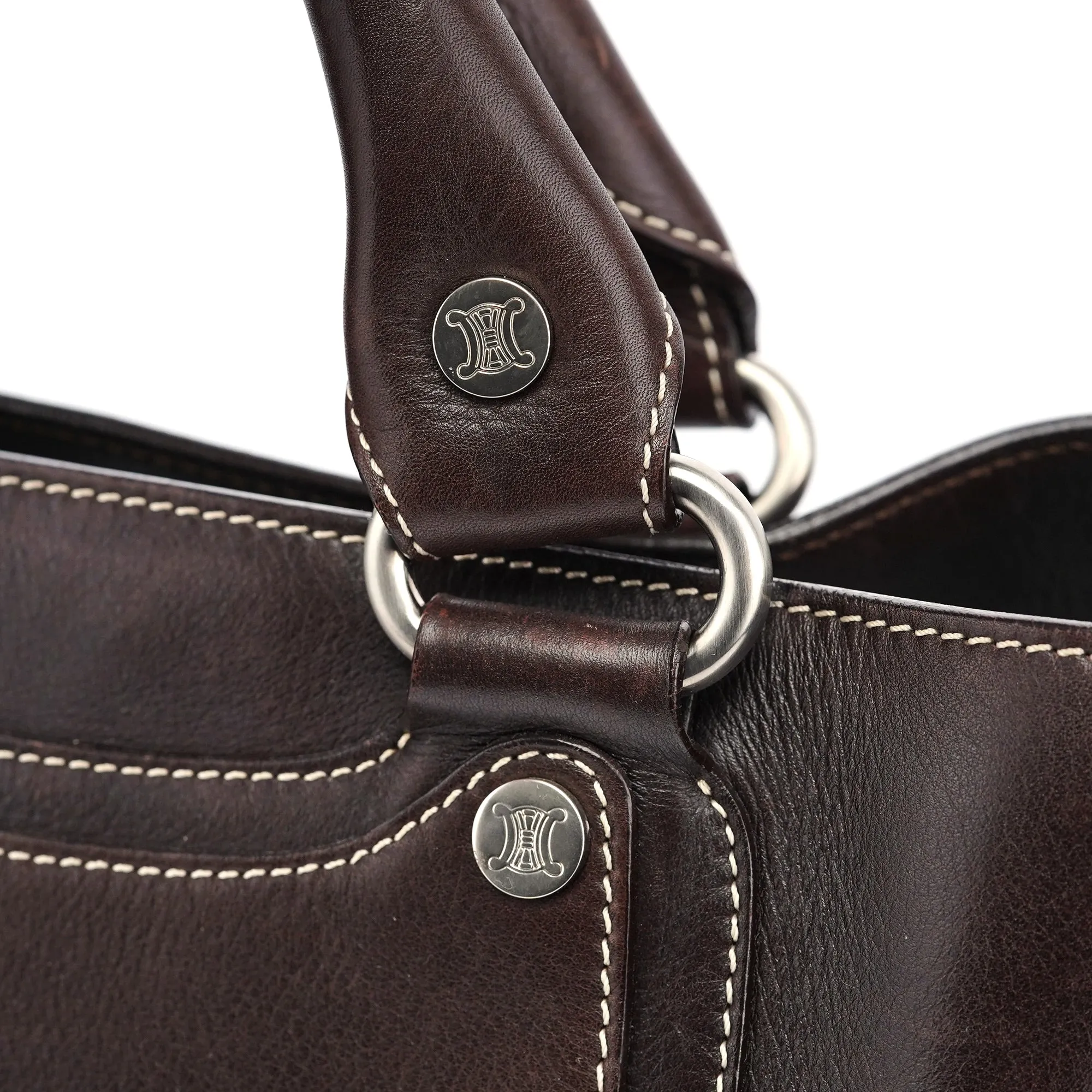 Brown Leather Tote Bag