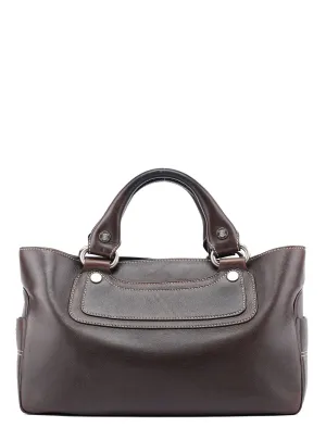 Brown Leather Tote Bag