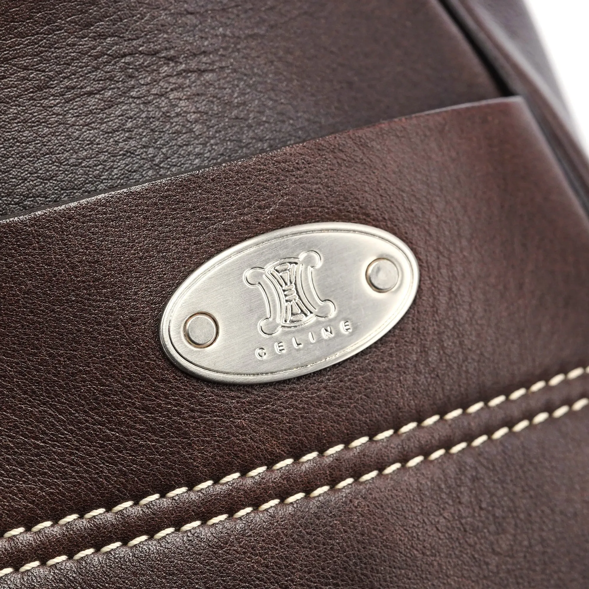 Brown Leather Tote Bag
