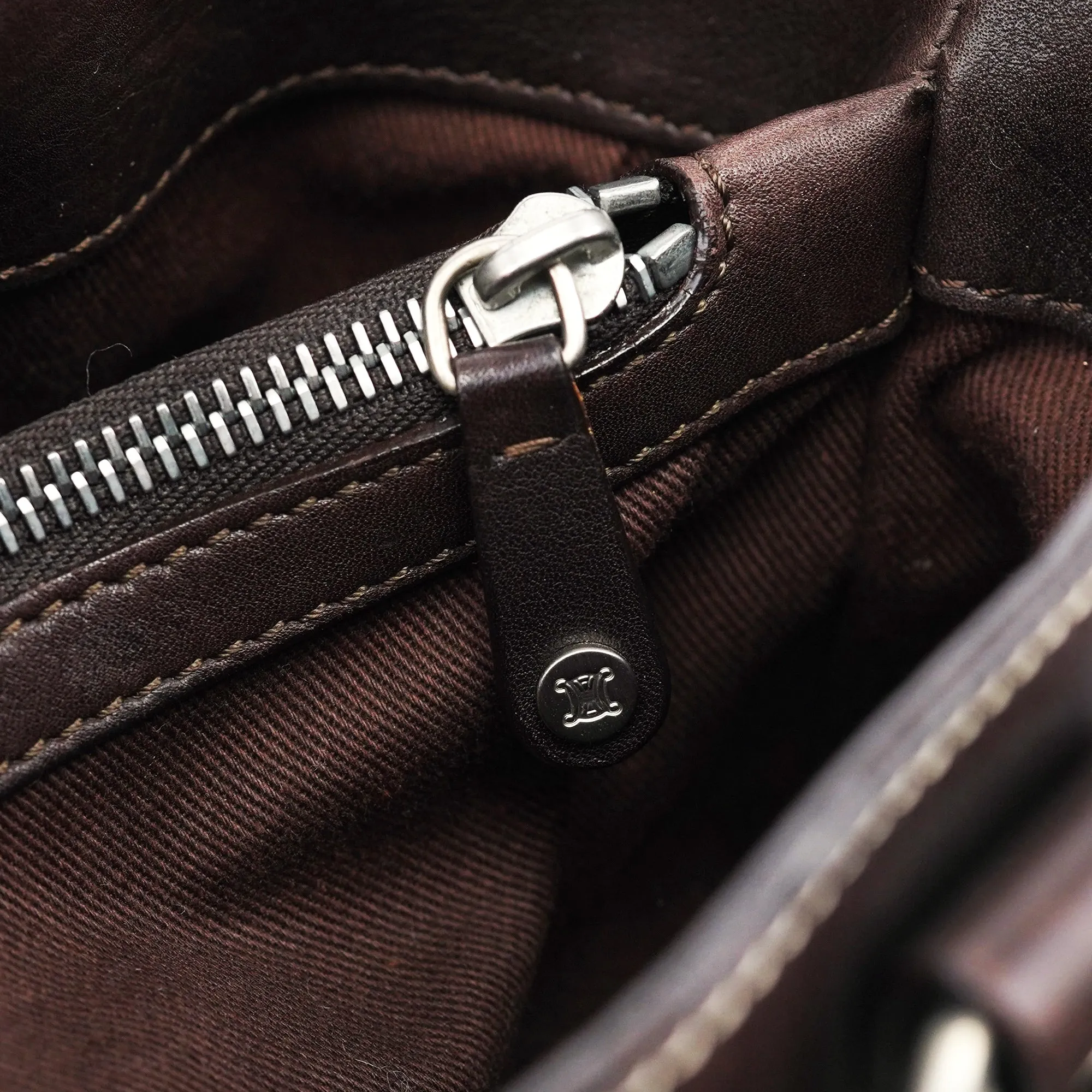 Brown Leather Tote Bag