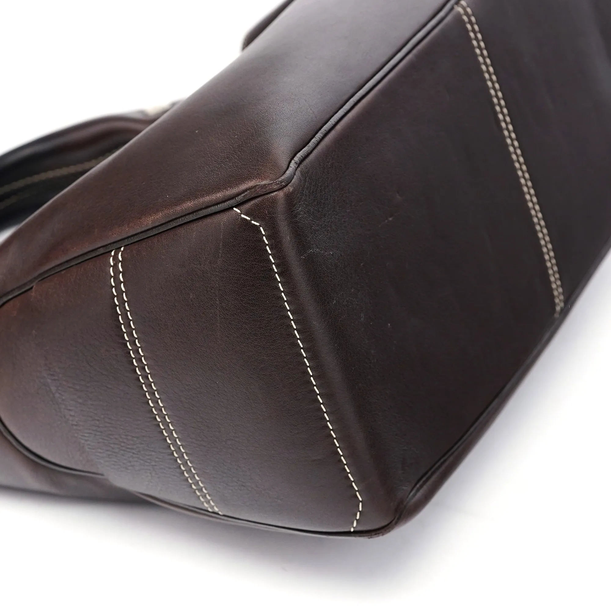 Brown Leather Tote Bag