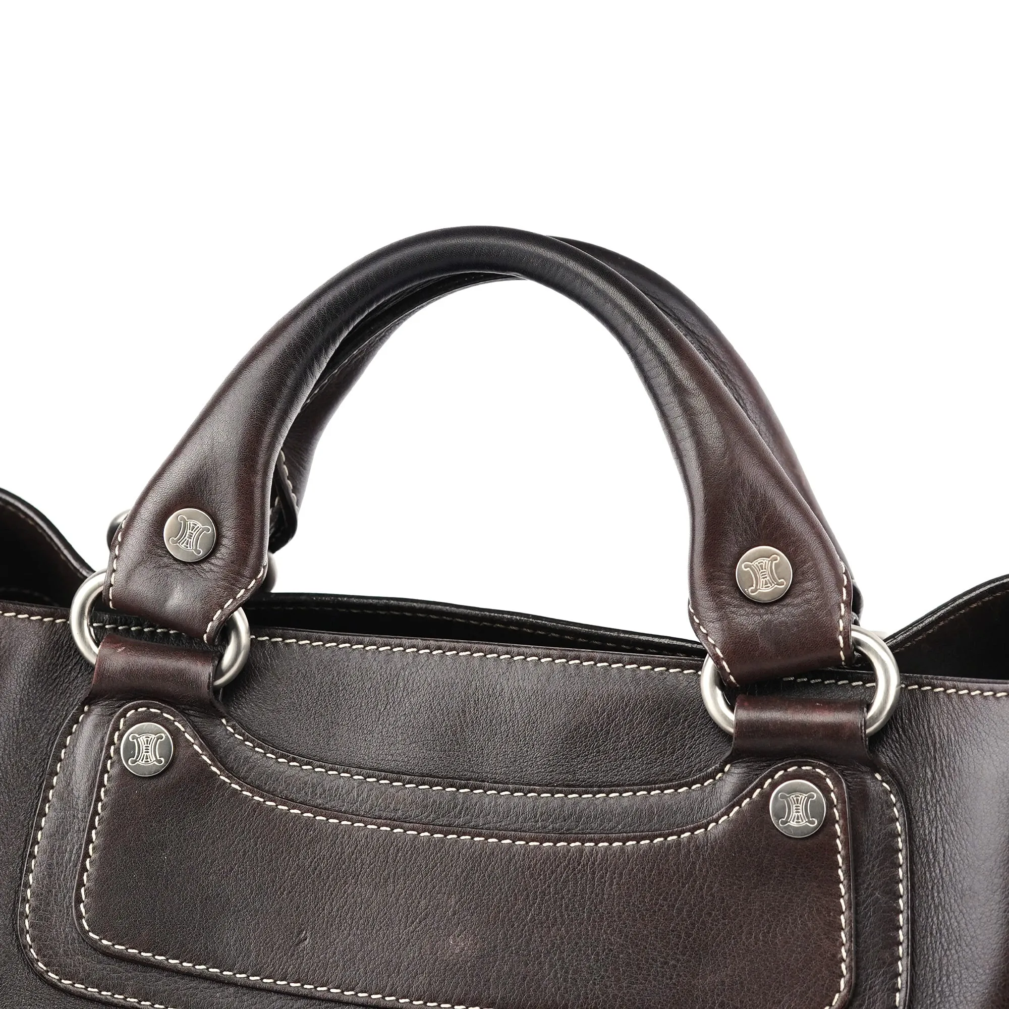 Brown Leather Tote Bag