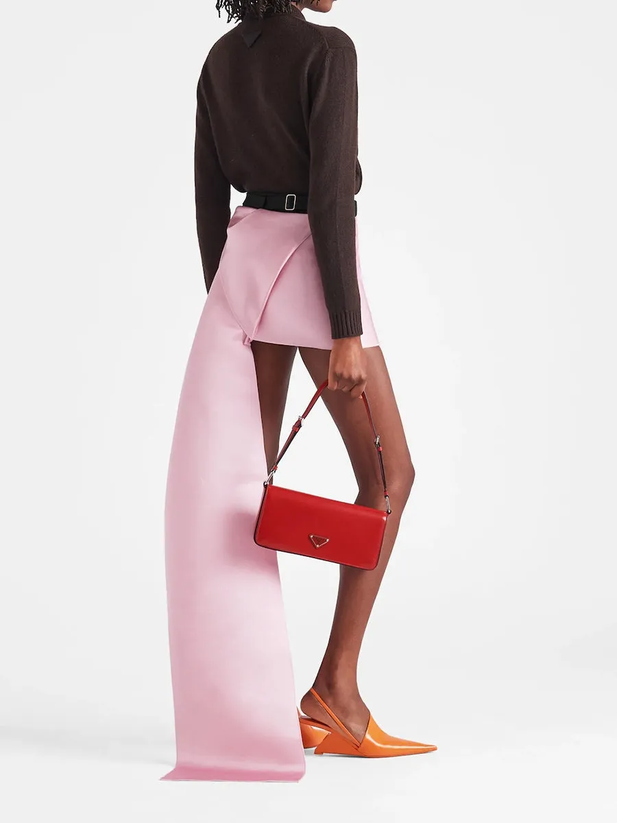 Brushed Leather Prada Femme Bag