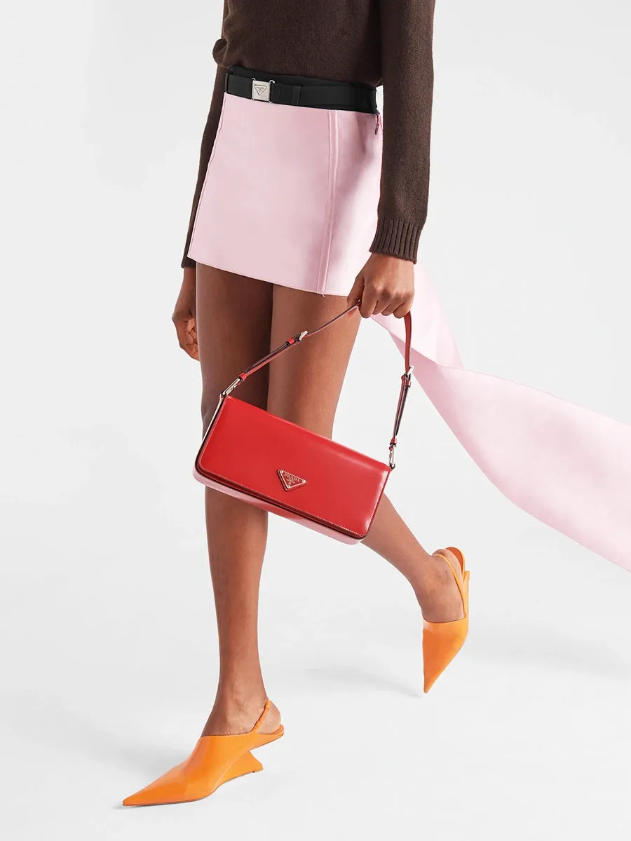 Brushed Leather Prada Femme Bag