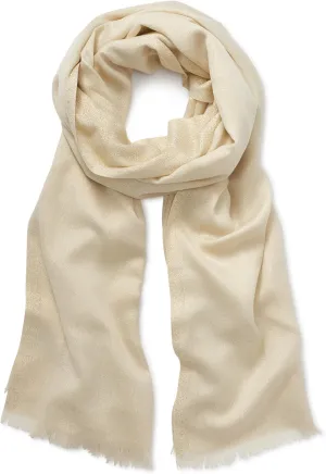 Calvin Klein womens Satin Border Chiffon Scarf