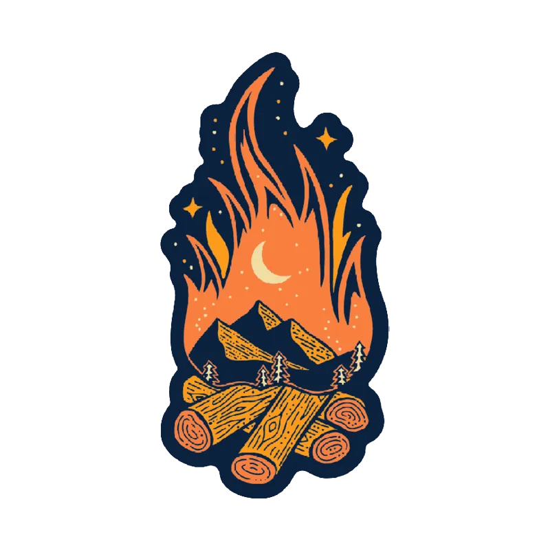 CAMPFIRE by Ketsol - 1.5 x 2"