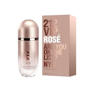 Carolina Herrera 212 Vip Rose Fragrance For Women - Notes Of Bubbly Rosé - Seductive Peach Blossom - Fresh, Elegant And Dynamic - Day And Night Wear - Sensual And Feminine Scent - Edp Spray - 2.7 Oz