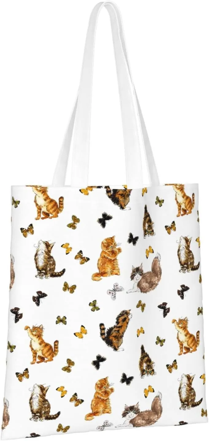 Cartoon Medicine Pattern Print Foldable Tote Bag For Women Large Tote Shoulder Handbag Reusable Grocery Bags Travel Work