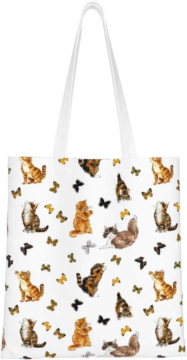 Cartoon Medicine Pattern Print Foldable Tote Bag For Women Large Tote Shoulder Handbag Reusable Grocery Bags Travel Work