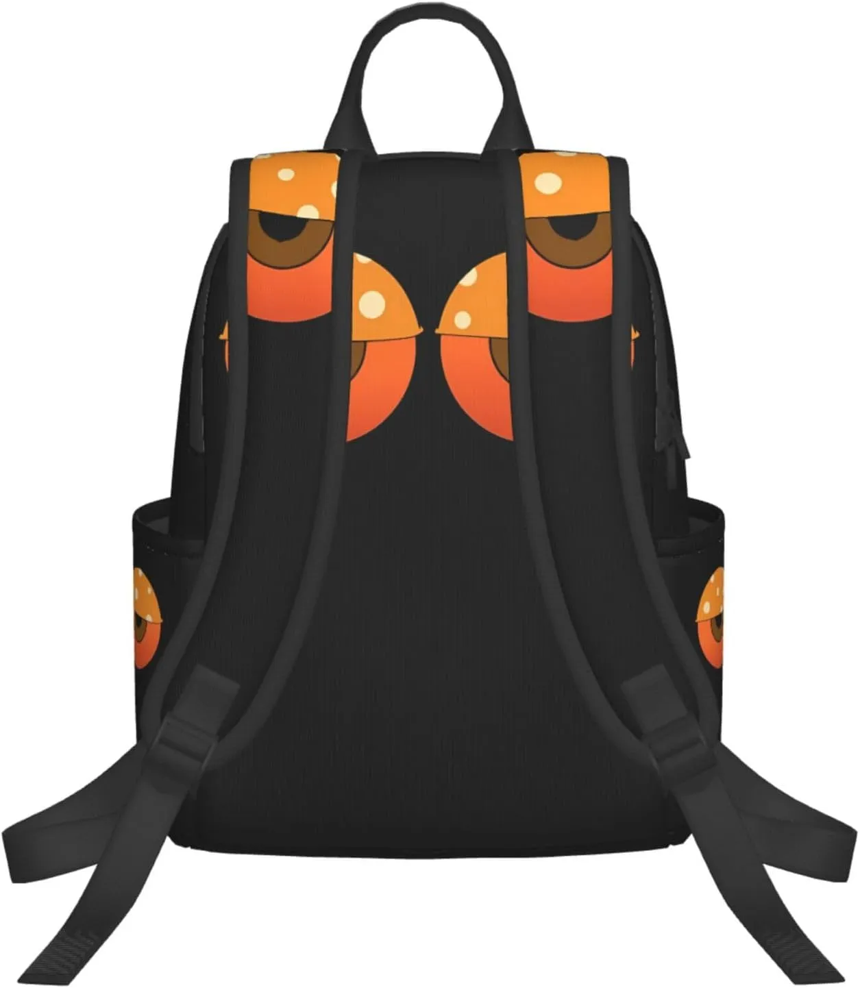Cartoon Sleepy Eyes Casual Backpacks Large Capacity Laptop Backpack Sports Rucksack Travel Daypack Adjustable Shoulder Strap Work Bag for Outdoor Camping