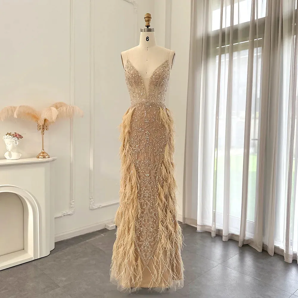 Champagne Kiss Evening Gown