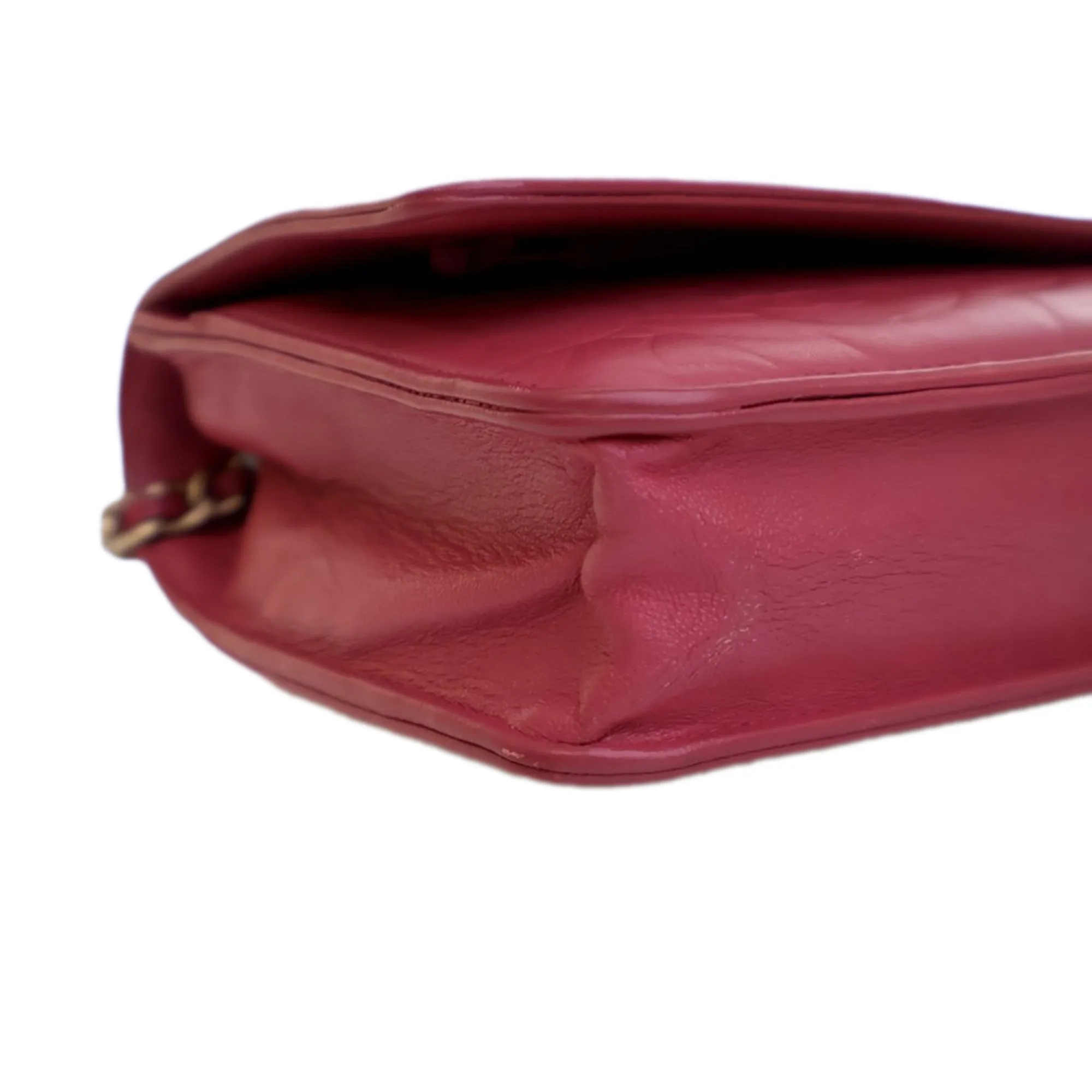 Chanel Embossed Lambskin Camellia Wallet On Chain