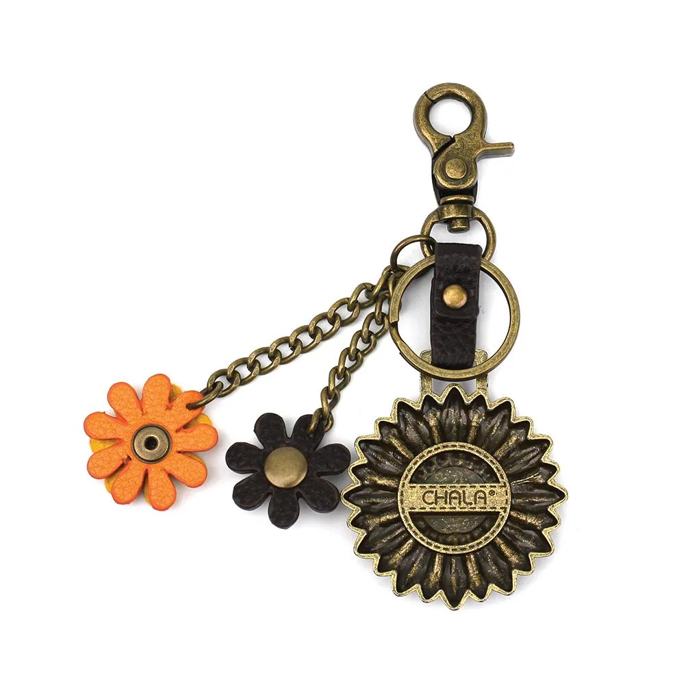 Charming Key Chain - Sunflower