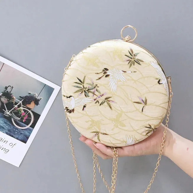 Chinese Motifs Crossbody Bag