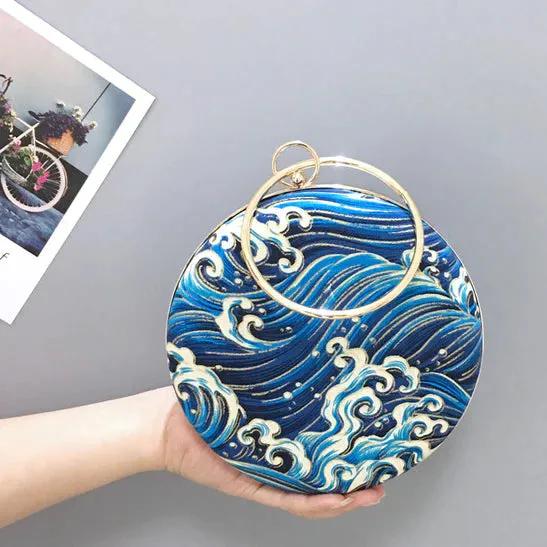 Chinese Motifs Crossbody Bag