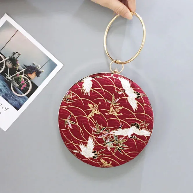 Chinese Motifs Crossbody Bag