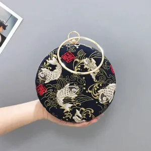 Chinese Motifs Crossbody Bag