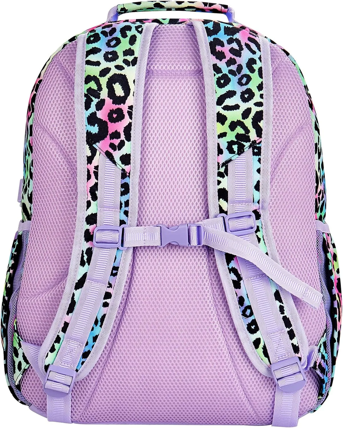 Choco Mocha Cheetah Backpack for Girls, Kids School Backpacks Girls Backpacks Ages 6-8, Kindergarten Bookbag Girl Elementary School Bag 17 Inch, Colorful