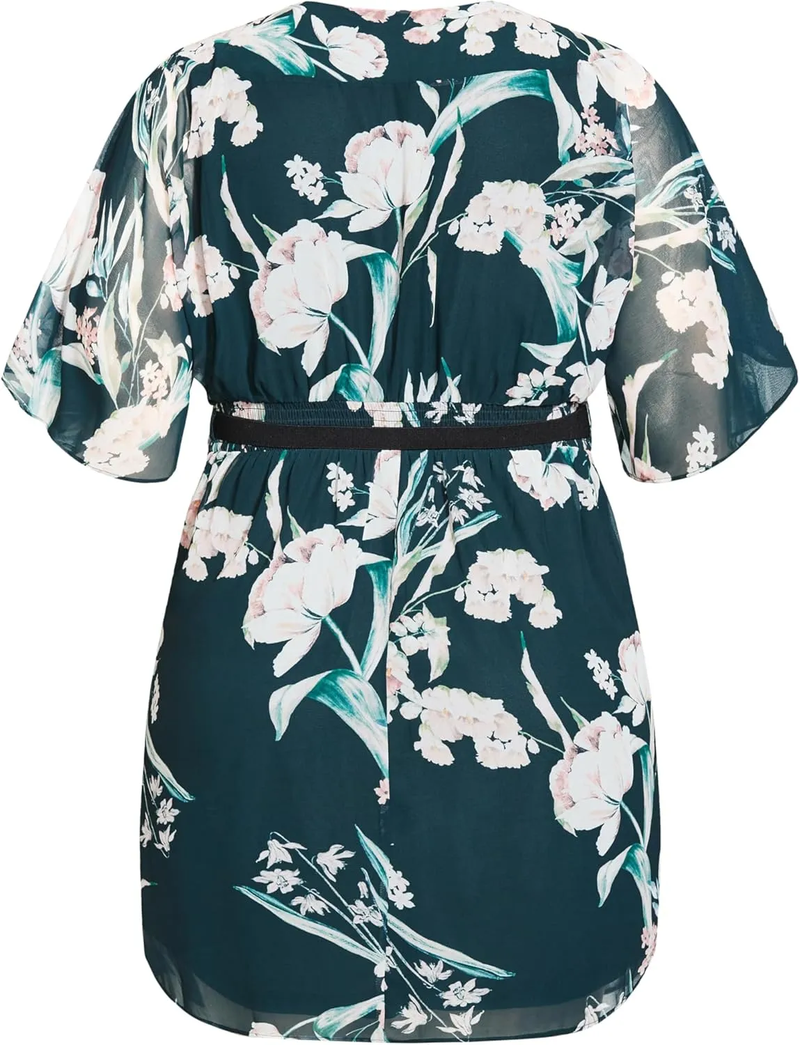 City Chic Women's Plus Size Dress - Color Wrap Print