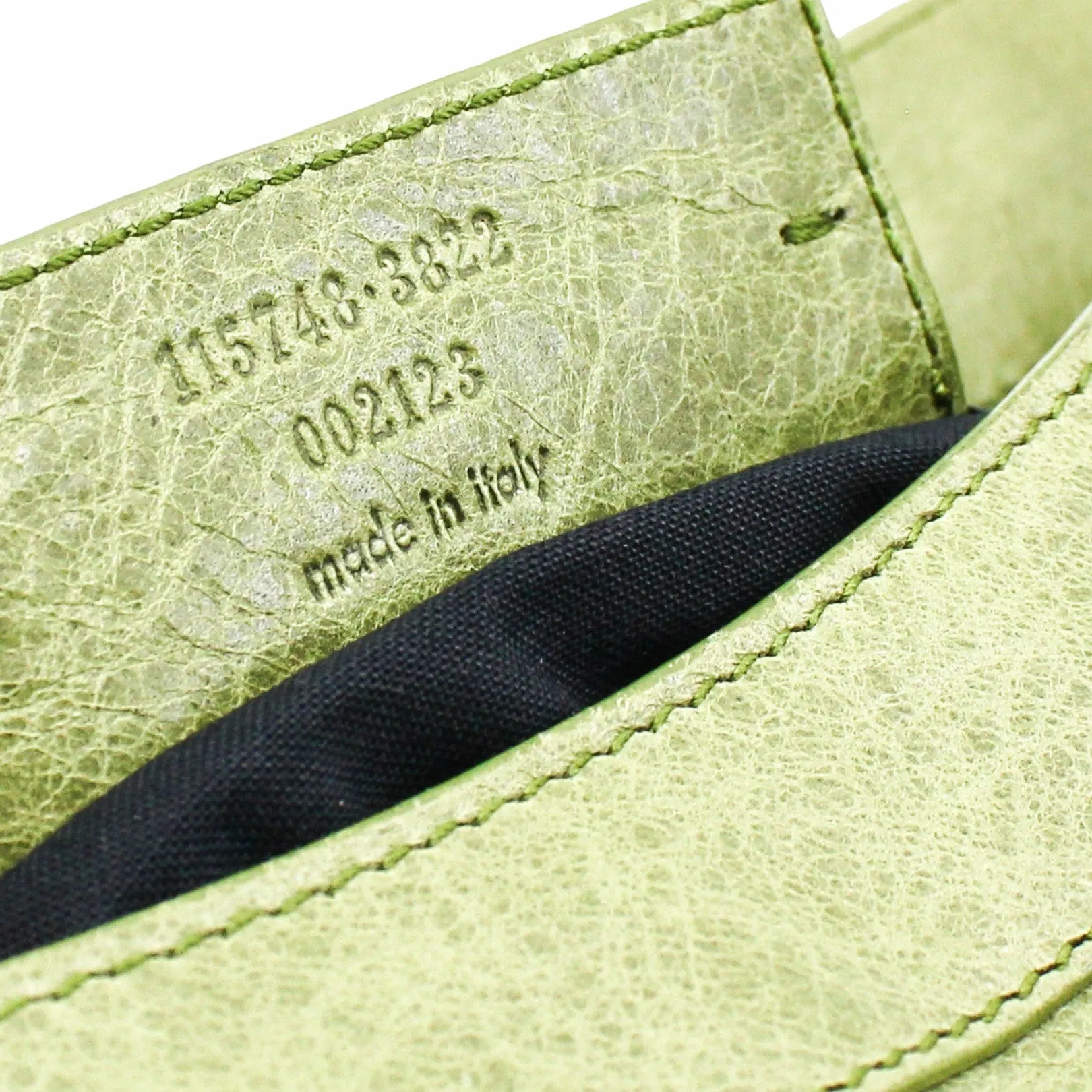 CITY CLASSIC STUDS BAG MEDIUM LEATHER GREEN ANTIQUE BRASS HARDWARE