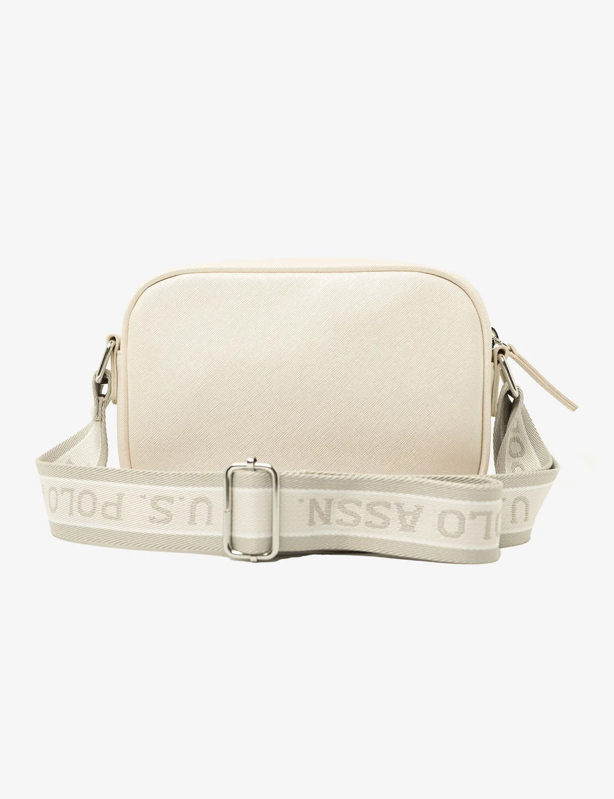 CLASSIC ZIP METALLIC CROSSBODY BAG