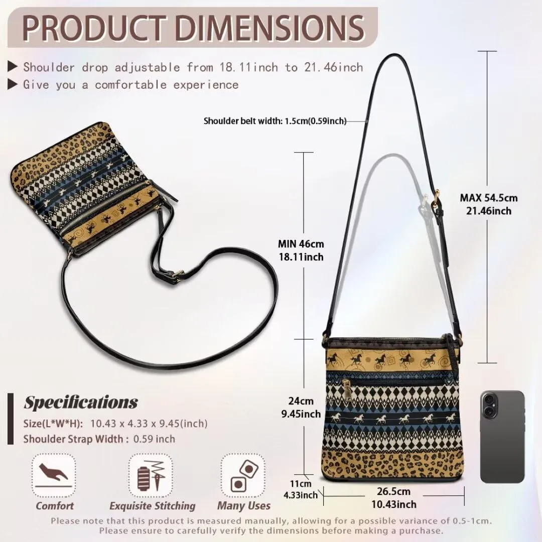 Coldinair Medium Size Shoulder Handbags Crossbody Bag for Women PU Leather Satchel Purse Shoulder Bag