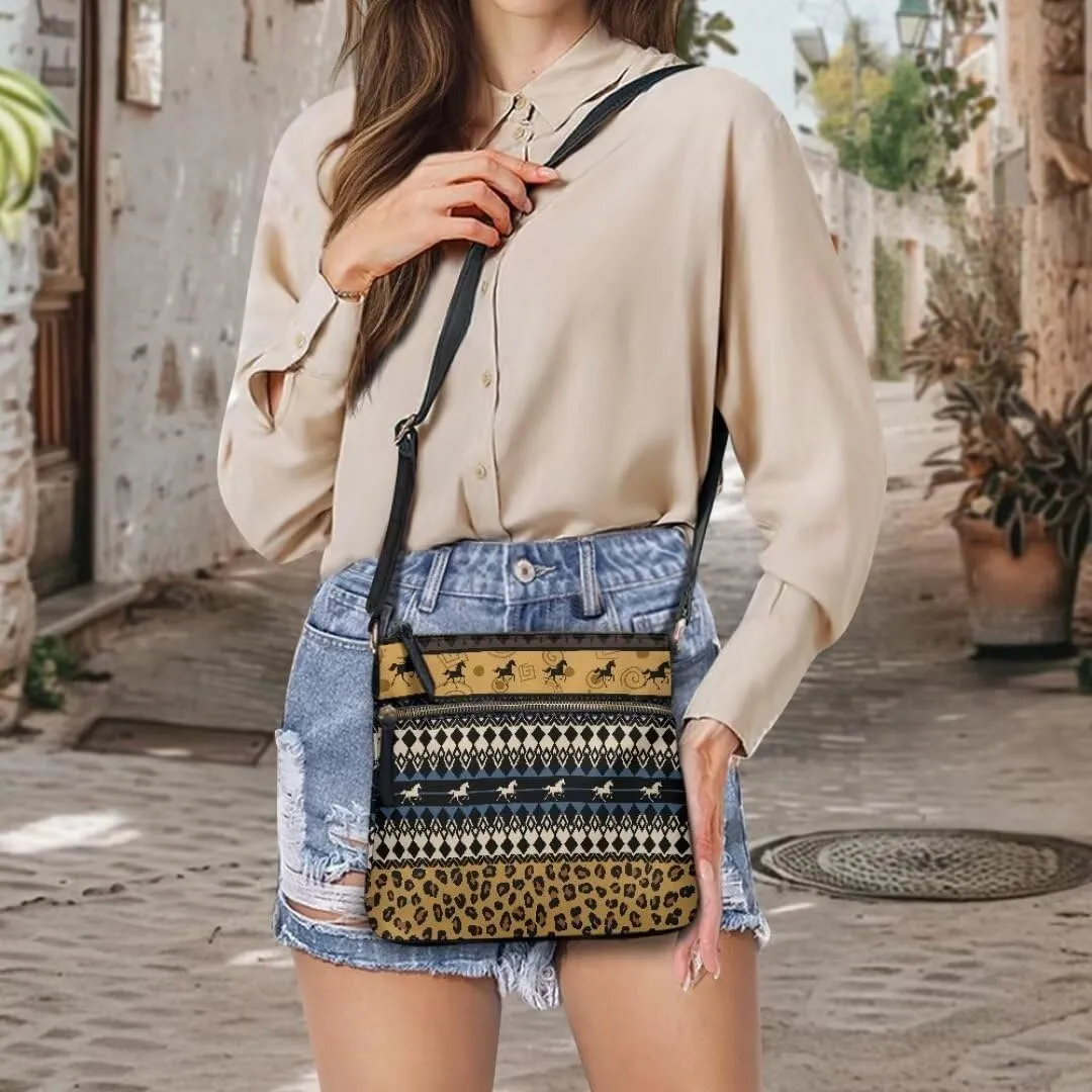 Coldinair Medium Size Shoulder Handbags Crossbody Bag for Women PU Leather Satchel Purse Shoulder Bag