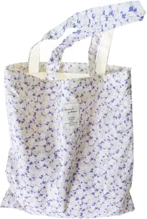 Cotton Canvas Tote Bag Reusable Soft Grocery Cloth Bag Floral Shoulder Bag for Beach Travel Shopping