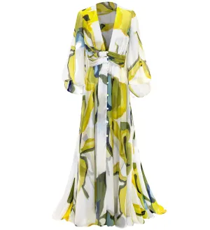 Crawford Maxi Gown - Verde Khaki