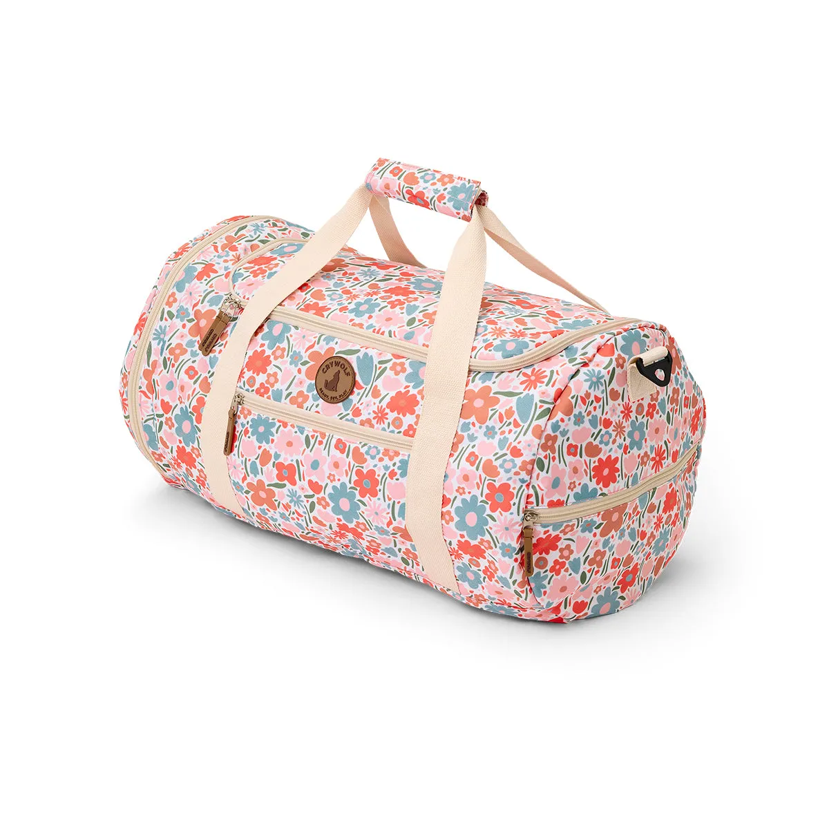CRYWOLF - PACKABLE DUFFLE BAG: FLOWER MARKET