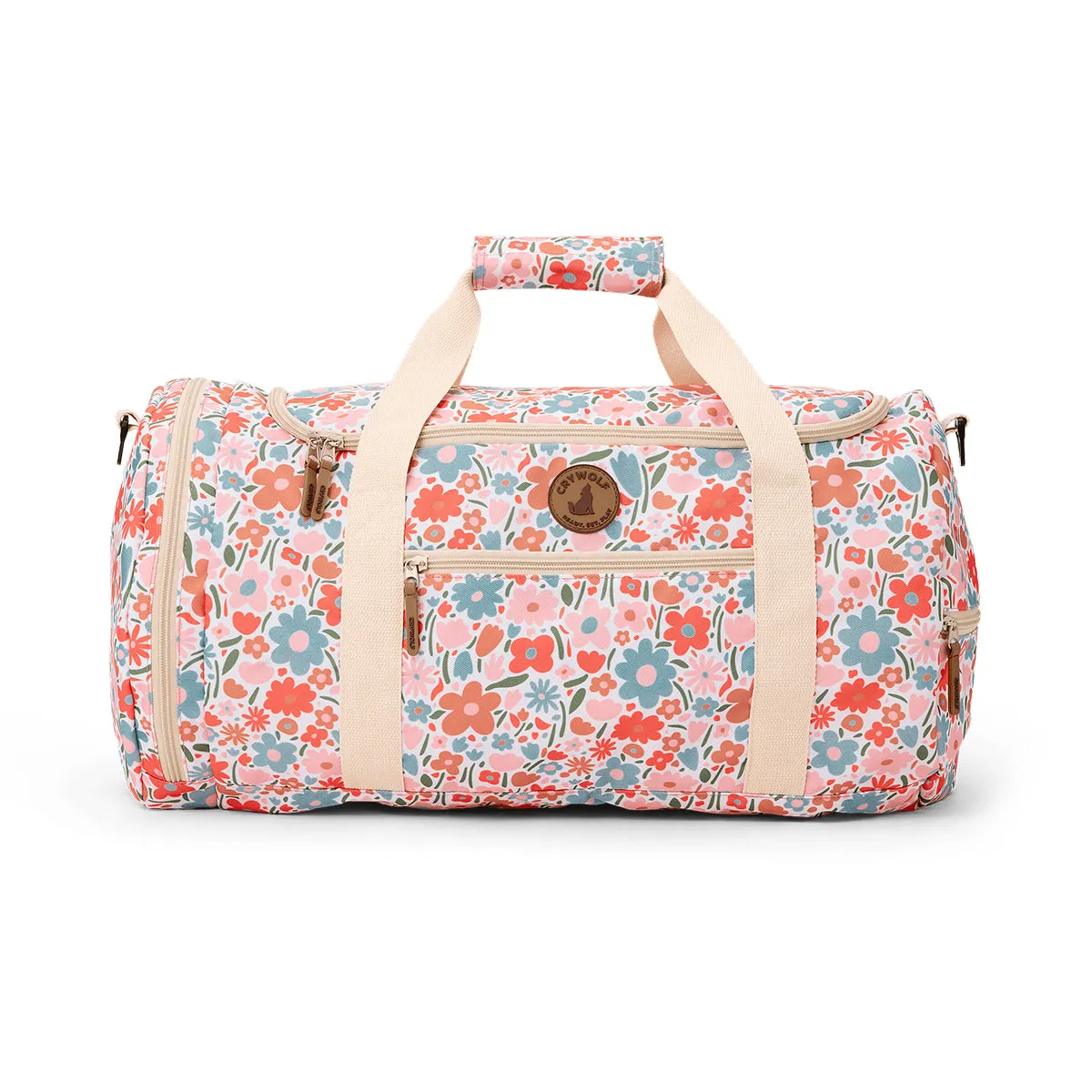 CRYWOLF - PACKABLE DUFFLE BAG: FLOWER MARKET