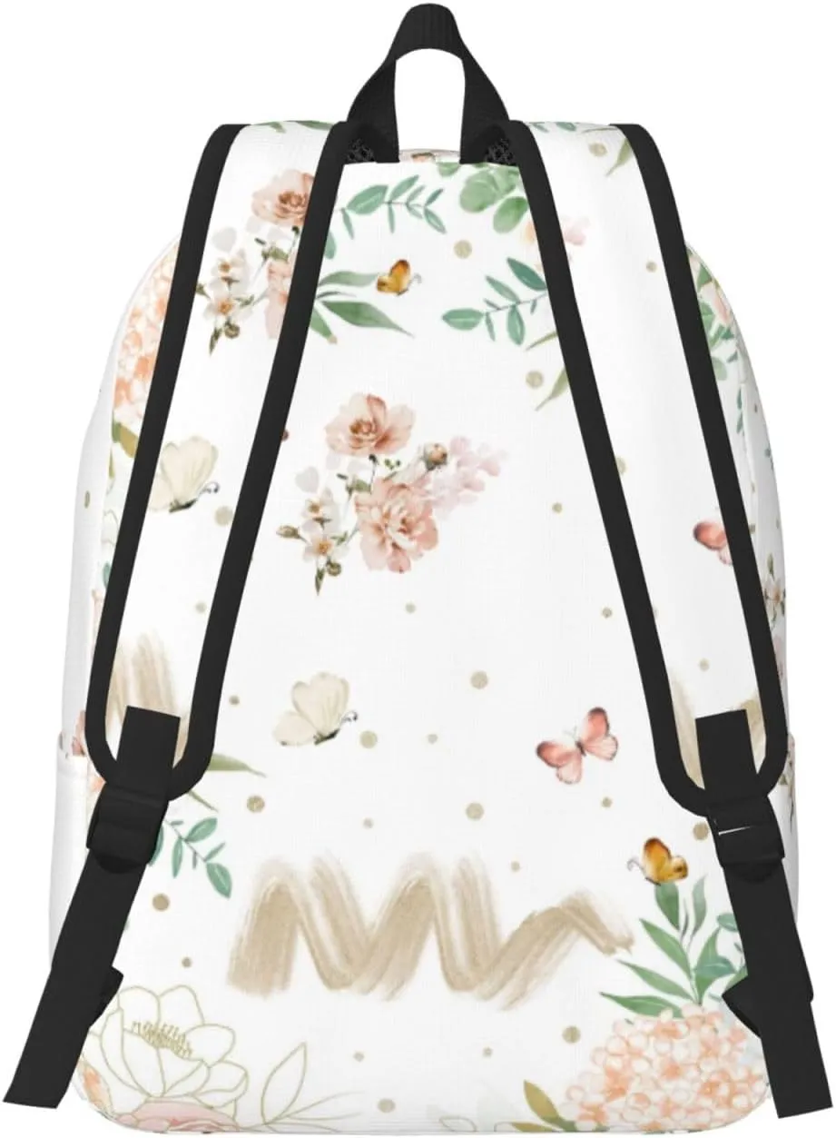 Custom Backpack for Men Women, Personalized Backpack with Name, Customized Casual Backpacks Gifts for Picnic Travel Camping Work 16in