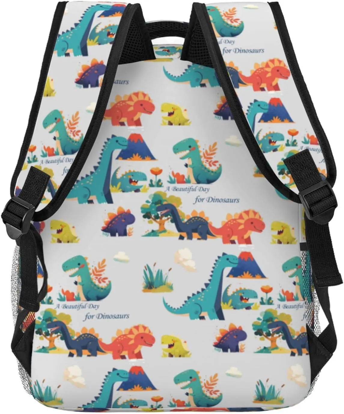 Custom Cute Dinosaur Backpack,Personalized Cartoon Daypacks With Name/Text,Customized Laptop Backpack For Women Men,Large Capacity Casual Travel Computer Bag For Work Travel Camping