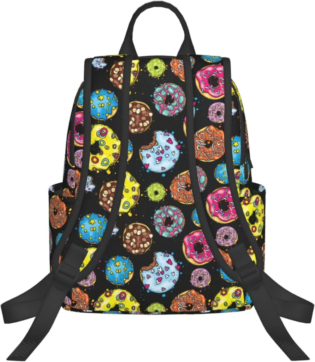 Cute Donut Backpacks 15 Inch Laptop Backpack Multipurpose Double Shoulder Bag for Men Women Gifts