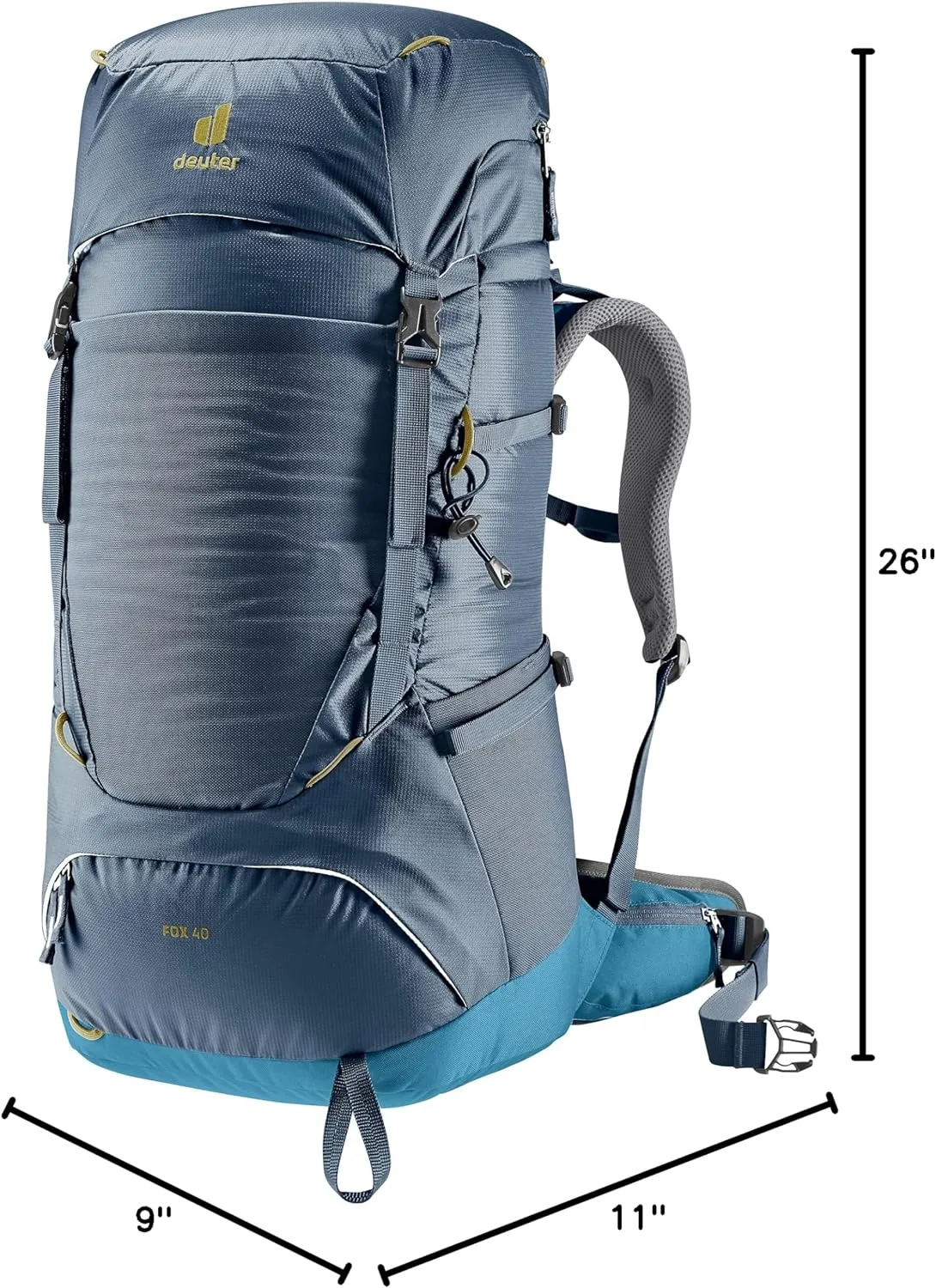 Deuter Unisex Kid's Fox 40 Backpack, Marine-Lagoon, 40 Liter, 40L