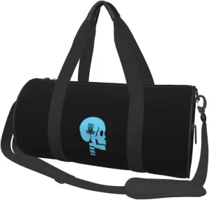 Disc Golf On The Mind Travel Luggage Duffel Bag Sports Rolling Foldable Duffel Bag, Black