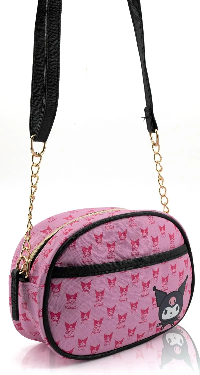 Disney Sanrio Bluey Purse Crossbody Handbag for Women | Metallic Vinyl Women's Shoulder Handbag