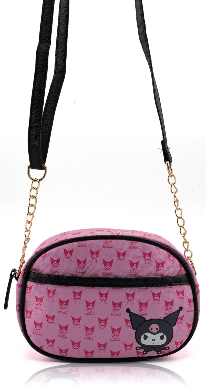 Disney Sanrio Bluey Purse Crossbody Handbag for Women | Metallic Vinyl Women's Shoulder Handbag