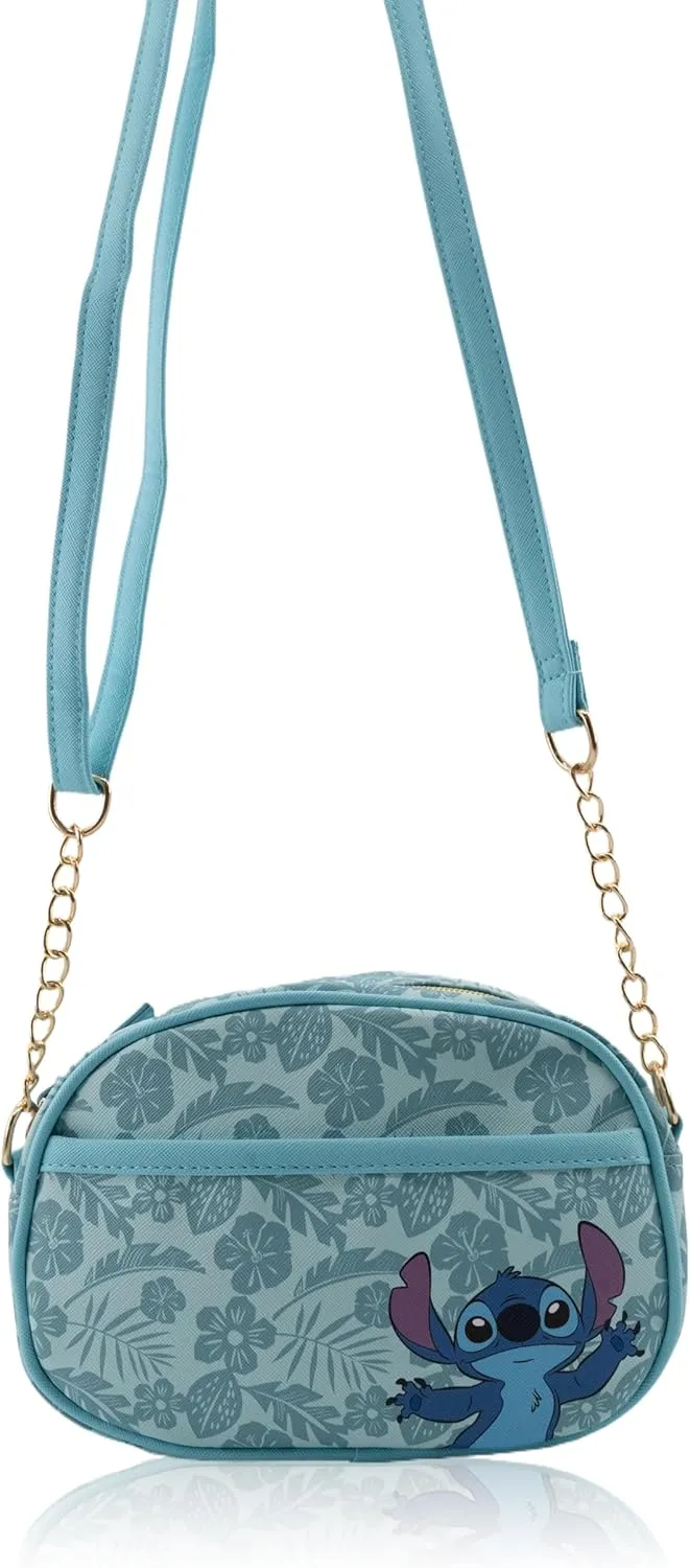 Disney Sanrio Bluey Purse Crossbody Handbag for Women | Metallic Vinyl Women's Shoulder Handbag