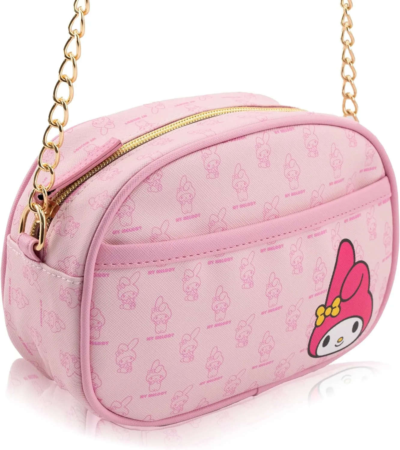 Disney Sanrio Bluey Purse Crossbody Handbag for Women | Metallic Vinyl Women's Shoulder Handbag