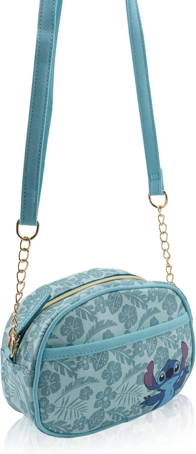 Disney Sanrio Bluey Purse Crossbody Handbag for Women | Metallic Vinyl Women's Shoulder Handbag