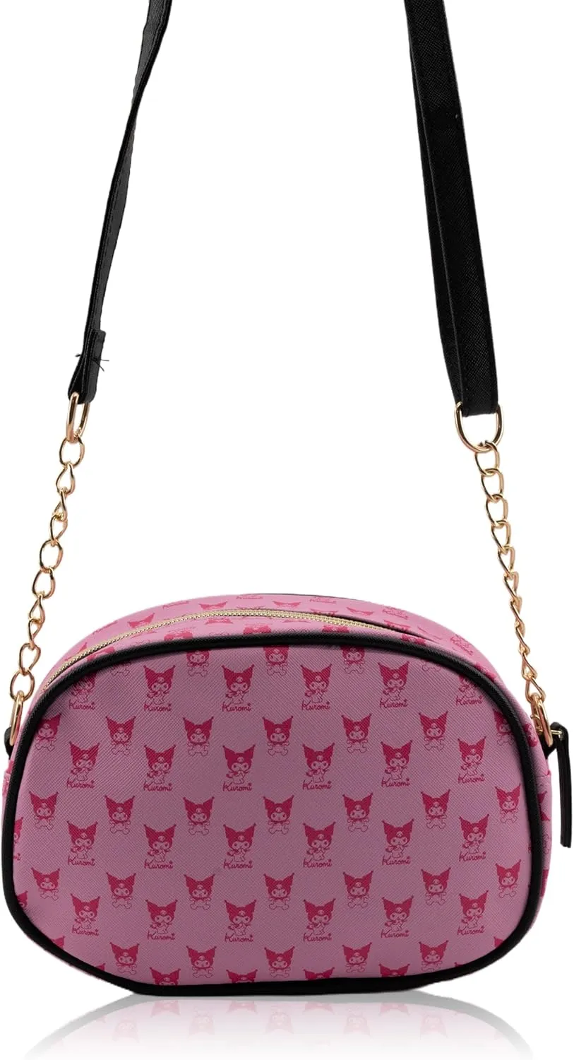 Disney Sanrio Bluey Purse Crossbody Handbag for Women | Metallic Vinyl Women's Shoulder Handbag