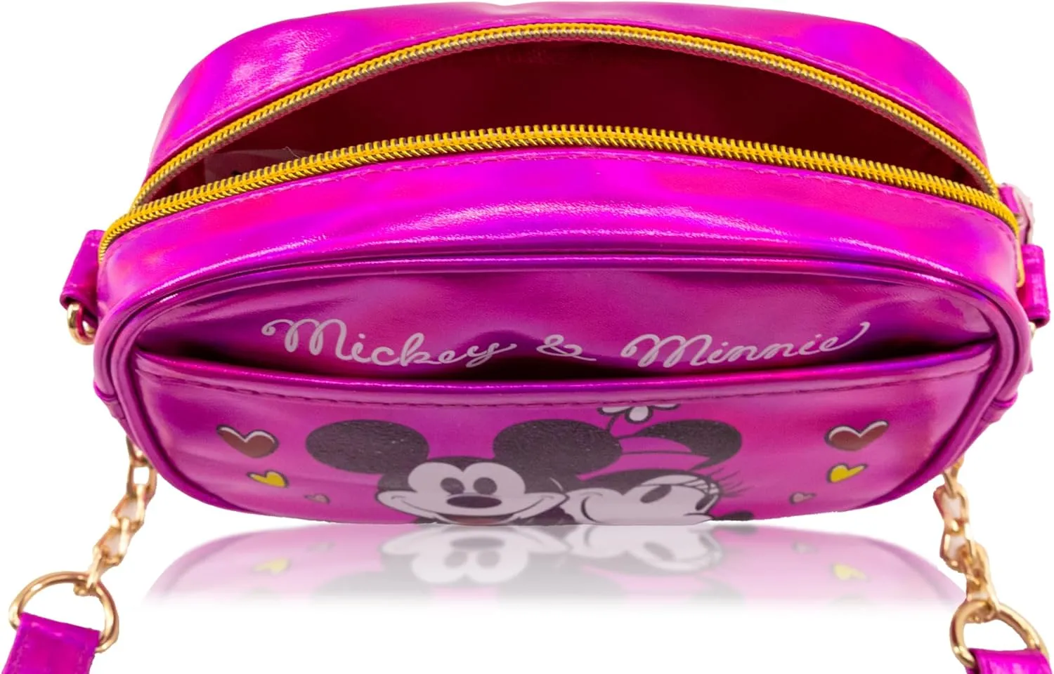 Disney Sanrio Bluey Purse Crossbody Handbag for Women | Metallic Vinyl Women's Shoulder Handbag