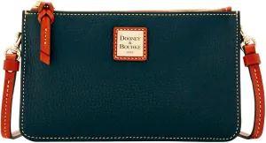 Dooney & Bourke Small Crossbody Bags for Women, Leather Ella Crossbody Clutch Purse with Removable Strap