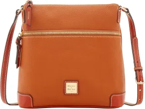 Dooney & Bourke Women's Crossbody in Pebble Grain Leather, Large Handbag with Adjustable Shoulder Strap