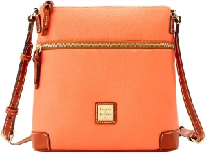 Dooney & Bourke Women's Crossbody in Pebble Grain Leather, Large Handbag with Adjustable Shoulder Strap