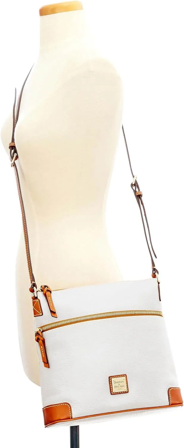 Dooney & Bourke Women's Crossbody in Pebble Grain Leather, Large Handbag with Adjustable Shoulder Strap