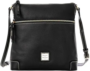 Dooney & Bourke Women's Crossbody in Pebble Grain Leather, Large Handbag with Adjustable Shoulder Strap
