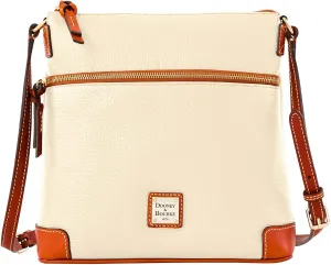 Dooney & Bourke Women's Crossbody in Pebble Grain Leather, Large Handbag with Adjustable Shoulder Strap